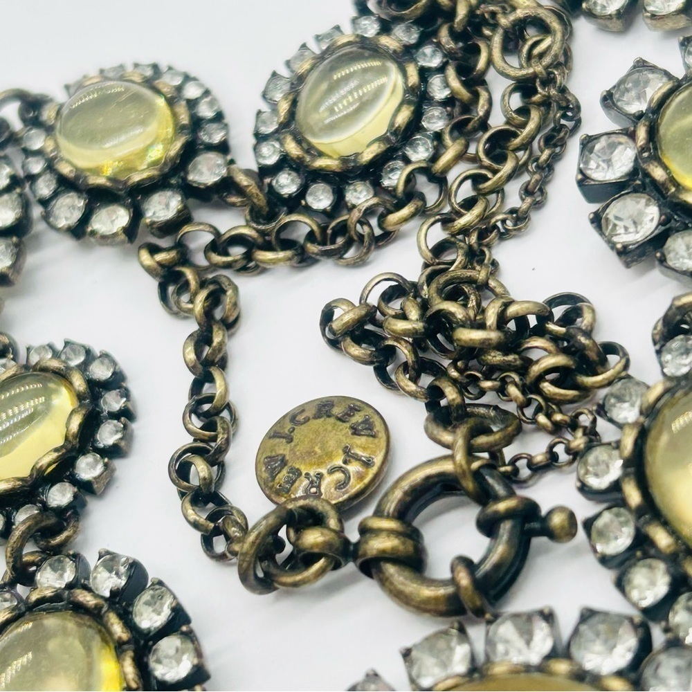 J. Crew Yellow Jeweled Bib Necklace - Picture 3 of 3